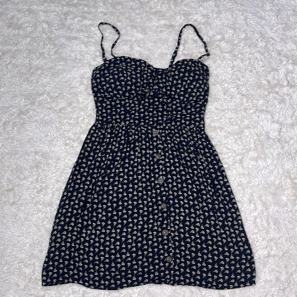 AUW Dress Mini Floral Black size medium